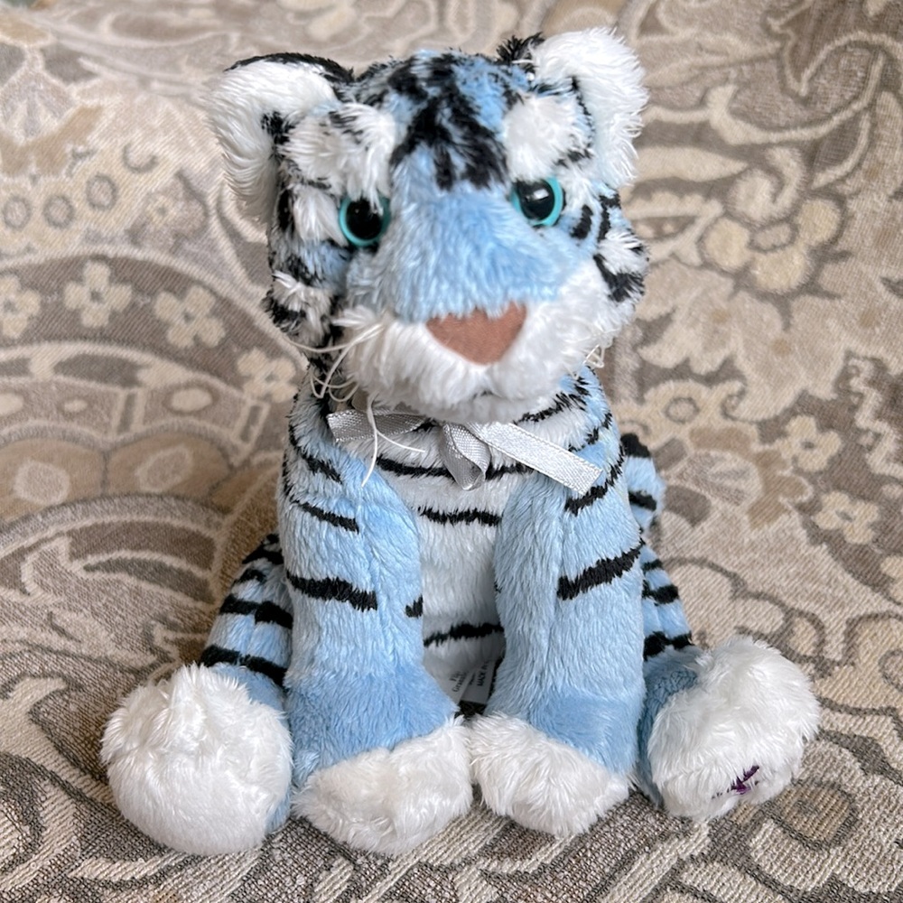 4/$20 Microsoft Xbox 360 Kinectimals Blue Maltese Tiger 7” Plush Plushie